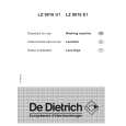 DE DIETRICH LZ9616U1 Instrukcja Obsługi