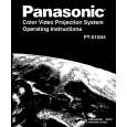 PANASONIC PT51G44A Instrukcja Obsługi