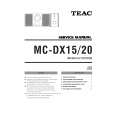 TEAC MC-DX15 Instrukcja Serwisowa