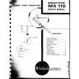 MCINTOSH MX110 Instrukcja Serwisowa