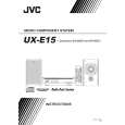 JVC UX-E15 Instrukcja Obsługi