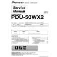 PIONEER PDU-50WX2/TUCYV Instrukcja Serwisowa