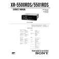 SONY XR5501RDS Instrukcja Serwisowa