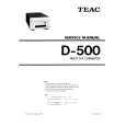 TEAC D-500 Instrukcja Serwisowa