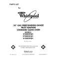 WHIRLPOOL SF3000SRW4 Katalog Części