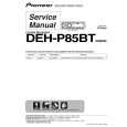 PIONEER DEH-P800BT/XN/EW5 Instrukcja Serwisowa