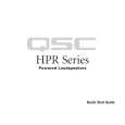 QSC HPR153F Skrócona Instrukcja Obsługi