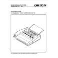 ORION FK4001 Instrukcja Obsługi