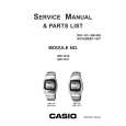 CASIO QW1811 (SM580) Instrukcja Serwisowa