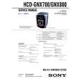 SONY HCD-GNX800 Instrukcja Serwisowa