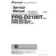 PIONEER PRS-D210/XS/EW5 Instrukcja Serwisowa