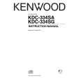 KENWOOD KDC-334SG Instrukcja Obsługi