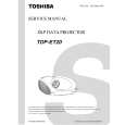 TOSHIBA TDP-ET20 Instrukcja Serwisowa