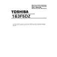 TOSHIBA 163F5DZ Instrukcja Serwisowa