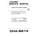 ALPINE CHA-S614 Instrukcja Serwisowa