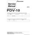 PIONEER PDV-10 Instrukcja Serwisowa