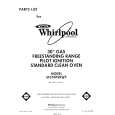 WHIRLPOOL SF310PSRW5 Katalog Części