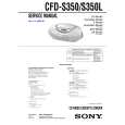 SONY CFD-S350L Instrukcja Serwisowa
