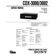 SONY CDX3002 Instrukcja Serwisowa