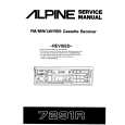 ALPINE 7291R Instrukcja Serwisowa