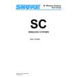 SHURE SC1 Instrukcja Obsługi