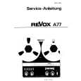 REVOX A77 Instrukcja Serwisowa