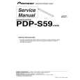 PIONEER PDP-S59/XTW/E5 Instrukcja Serwisowa