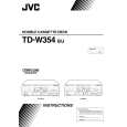 JVC TD-W354BKJ Instrukcja Obsługi
