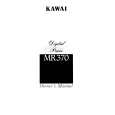 KAWAI MR370 Instrukcja Obsługi