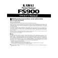 KAWAI FS900 Instrukcja Obsługi