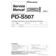 PIONEER PD-S507/RD Instrukcja Serwisowa