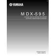 YAMAHA MDX-595 Instrukcja Obsługi