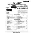 SHARP WQCD54H Instrukcja Serwisowa