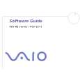 SONY PCV-RS104 VAIO Podręcznik Oprogramowania