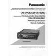 PANASONIC CQDPG625EUC Instrukcja Obsługi
