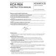 KENWOOD KCA-R6A Instrukcja Obsługi