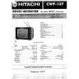 HITACHI CWP137 Instrukcja Serwisowa