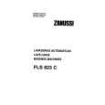 ZANUSSI FLS823C Instrukcja Obsługi