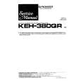 PIONEER KEH-380QR Instrukcja Serwisowa