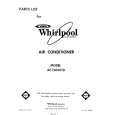 WHIRLPOOL AC1204XT0 Katalog Części