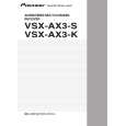 PIONEER VSX-AX3-S/HYXJI Instrukcja Obsługi