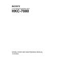 SONY HKC-7080 Instrukcja Serwisowa