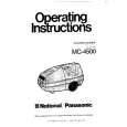 PANASONIC MC4500 Instrukcja Obsługi