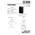 SONY SSD105 Instrukcja Serwisowa