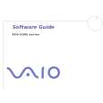 SONY PCG-V505BP VAIO Podręcznik Oprogramowania