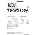 PIONEER TS-WX105A/XCN/EW Instrukcja Serwisowa