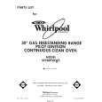 WHIRLPOOL SF330PSRW5 Katalog Części