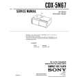 SONY CDX-5N67 Instrukcja Serwisowa
