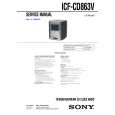 SONY ICFCD863V Instrukcja Serwisowa