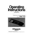 PANASONIC RM-710 Instrukcja Obsługi